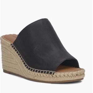 Lucky Brand Cabriah Espadrille Platform Wedge
Slide Sandal sz 6.5 nwob color-blk